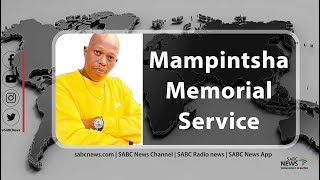 Memorial Service for the late awardwinning artist Mampintsha [upl. by Indys]