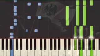 Hetalia Einsamkeit Germanys Character Song Piano Synthesia Tutorial [upl. by Notaes]