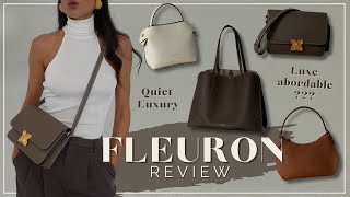 Sacs Fleuron  le luxe abordable Revue complète collection avis qualitéprix [upl. by Sillad]