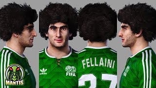 Marouane Fellaini 2015 face By Junior Mantis for PES 2021 PC ONLY PCSOLO PC [upl. by Mozelle]