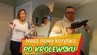 Nowy korytarz po królewsku 💫Odmierzamyszukamy i wiercimy  Nasz ZWIĄZEK po 40tce dommeble [upl. by Mandeville]