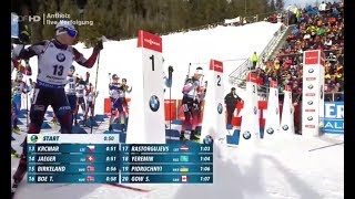 Biathlon  quotAntholz 2019quot  Verfolgung Männer [upl. by Corabel]