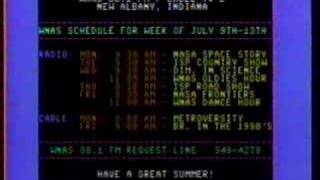 WNASTV 1990 Larry Estep Summer sponsors and EBS Test [upl. by Aleuname126]