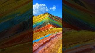 সাত রঙের পাহাড় 😍vinicunca🥰trendingshorts trending viralvideo vinicunca motivational trend [upl. by Homans231]