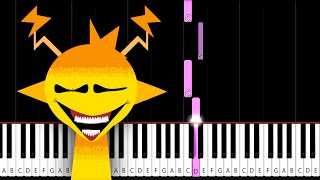 All Incredibox SPRUNKI RETAKE HORROR Sounds  Piano Tutorial [upl. by Deering295]