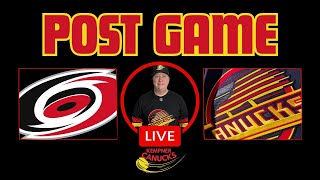 Hurricanes vs Canucks POST GAME SHOW [upl. by Irak501]