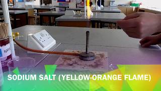 Flame Tests  Identifying Metal Ions [upl. by Graves]