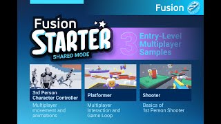 Photon Fusion Starter  Unity Multiplayer Sample [upl. by Ezeerb113]