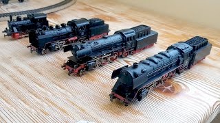 Review Märklin steam locomotive Marklin 3047 44690 HO Scale Compare [upl. by Anora]