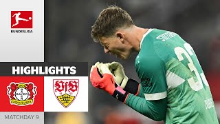 Nübel Unbeatable  Bayer 04 Leverkusen  VfB Stuttgart  Highlights  MD9 – Bundesliga 202425 [upl. by Eyram]