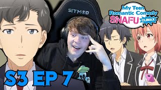 THE GREATEST RAP BATTLE OF ALL TIME XDD  Oregairu ClimaxSeason 3 Episode 7 Reaction [upl. by Zaob707]