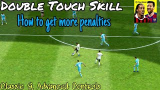 How To do the Double touch skill  BEST SKILL IN THE GAME • Pes Tutorials  Pes 2021 Mobile [upl. by Settera56]