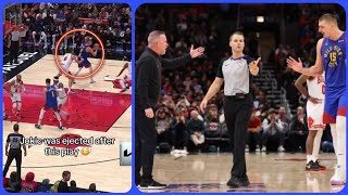 Controversial Nikola Jokic Ejection Nikola Jokic Ignites Outrage from NBA Community [upl. by Yelrahc]