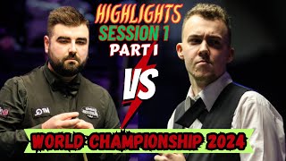 Andres Petrov vs Jamie Clarke  World Championship Snooker 2024  Session 1  Part 1 [upl. by Mariette316]