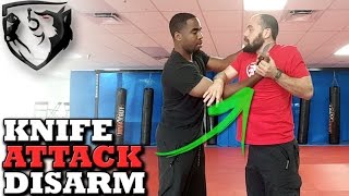 Knife Defense How to Defend a Knife to the Throat [upl. by Toor]