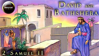 David and Bathsheba  2 Samuel 11  Uriah the Hittite  Joab  David saw a woman bathing Bible Story [upl. by Lorita]