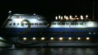 floating casino Royale cruise at GOA as seen frm our cruise MPG [upl. by Tibbs81]