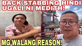 BACK STABBING HINDI UGALI NI MEDITH  MG WALANG REASON  LECHEFLAN GIRL VLOGS LATEST [upl. by Areivax329]