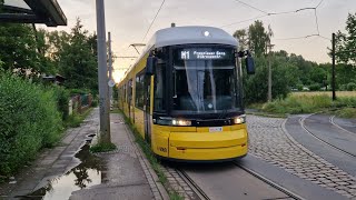 Straßenbahn Berlin  Mitfahrt in der M1 von Rosenthal Nord bis Björnsonstraße im F8Z 9060 [upl. by Peters342]