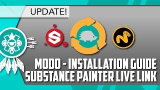 MODO Substance Painter LiveLink Installation UPDATE [upl. by Mehalek200]