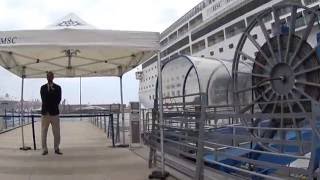 Msc Check in Imbarco Genova 2016 [upl. by Adelric518]