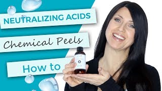 Neutralizing Chemical Peels  TCA  Hydroxy Acids [upl. by Burgener254]