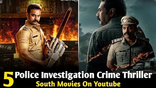 Top 5 Police Investigation Movies Hindi Dubbed  Suspense Thriller Movies In Hindi  Part 4 [upl. by Esetal]