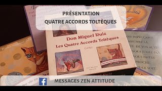 Présentation des cartes Quatre Accords Toltèques [upl. by Champ52]