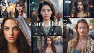 Top 100 countries with most beautiful girls ❣️ appreciate their beauty ❣️ [upl. by Atenaz]