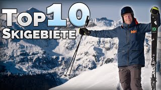 Diese 10 Skigebiete muss man gesehen haben [upl. by Emirac338]