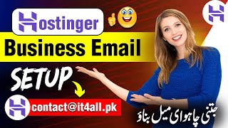 How to Setup Business Email on Hostinger  Hostinge Par Busienss Email Kaise Banaye [upl. by Cesaro]