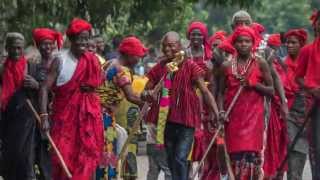 Ghana  Ewe Kente Festival in 90 Seconds [upl. by Jonati]