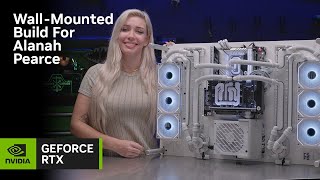 GeForce Garage  WallMounted Build for Alanah Pearce [upl. by Eiuqram455]