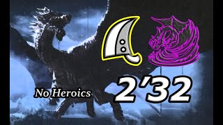 MHWIB In the Tempests Wake Tempered Kushala Daora Great Sword Solo 232quot58 No Heroics [upl. by Avert]