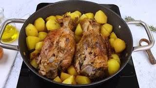 Pork shanks with potatoes if you want a TENDER and TASTY second course this recipe is for you [upl. by Iffar351]