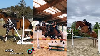 THE BEST HORSE RIDING TIKTOK COMPILATION SHOWJUMPING 2022 1 [upl. by Kajdan]