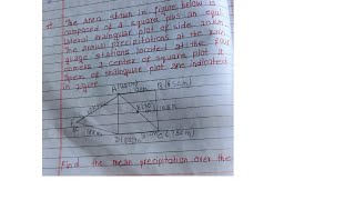 solved numerical to find Mean precipitation by Theissen polygon method [upl. by Strickler]