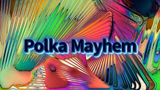 Polka Mayhem  DJ Trackqulizer Dark Electro Techno amp Wave Tracks  MilkDrop Visualized AI Track [upl. by Linn511]