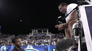 Félix AugerAliassime vs Jack Draper  FAA loses on controversial mishit ruling on match point [upl. by Arral]