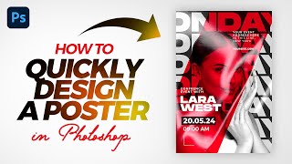 Poster Design Photoshop Tutorial  v2 [upl. by Tak]