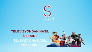 S Sport Plus Televizyondan Nasıl İzlenir  S Sport Plus Tvye Nasıl Yüklenir [upl. by Kcirdde]