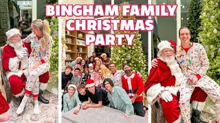 🥳 HUGE BINGHAM FAMILY CHRISTMAS PARTY 🎅🏻 SANTA SURPRISE NIGHT BEFORE CHRISTMAS EVE Ext Version [upl. by Ogram]