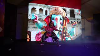 Debasmita Ghosh  Dance  Deva shree ganesha  ARC Durgotsav  Maha Sasthi  9 Oct 2024 [upl. by Anelis449]