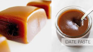 How to Make the Perfect DATE PASTE for any dessert recipe [upl. by Dalury446]