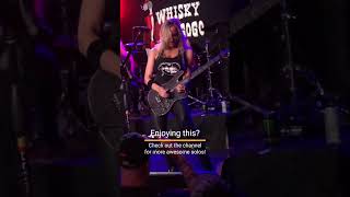 Nita Strauss guitar solo 2018 🤘🎸 quotRock You Like a Hurricanequot by The Scorpions [upl. by Ruiz]