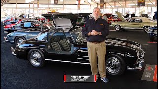 1955 MercedesBenz 300SL Gullwing  Steve Matchett at Mecum Kissimmee 2023 [upl. by Allisurd]