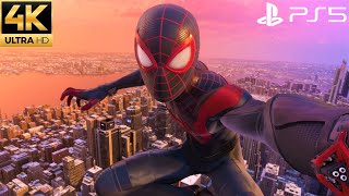 SpiderMan Miles Morales PS5  Free Roam Gameplay 4K 60FPS Performance RT [upl. by Matthias694]