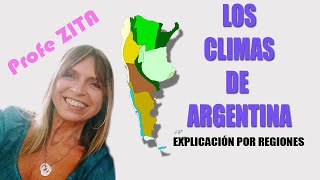 CLIMA DE LA REPUBLICA ARGENTINA  PROFE ZITA [upl. by Chapell]