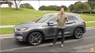 2019 Infiniti QX50 ESSENTIAL AWD First Drive Video Review Variable Compression Turbo Engine [upl. by Duvall]