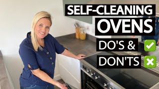 SELF CLEANING OVEN BEFORE AND AFTER amp Dos and Donts [upl. by Leese]